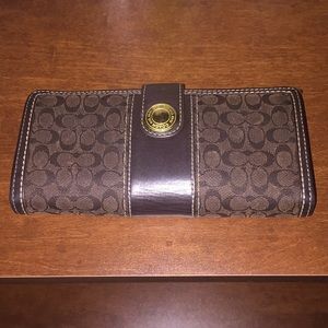 Authentic Coach Signature Wallet